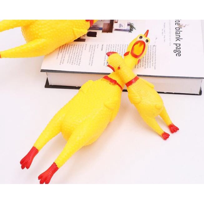 GÀ BÓP Biết Kêu Shrilling Chicken, Phát Ra La Hét Tiếng Gà Ngộ Nghĩnh - Đồ Chơi Cho Chó Mèo