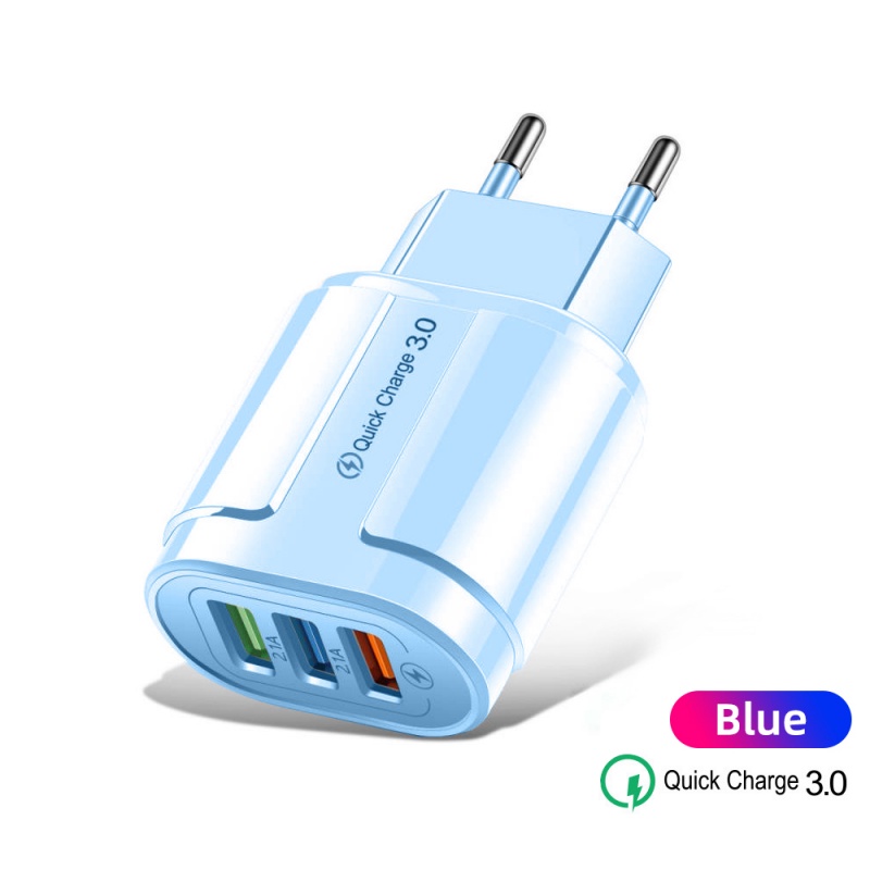 Củ Sạc Điện Thoại FONKEN USB 3.0 Sạc Nhanh 18w Màu Macaron Thông Dụng Cho iPhone 12 Samsung Huawei Máy Tính Bảng
