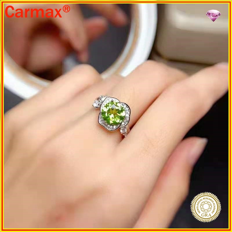 Nhẫn Moissanite Đính Đá Nhiều Màu Thanh Lịch Mới