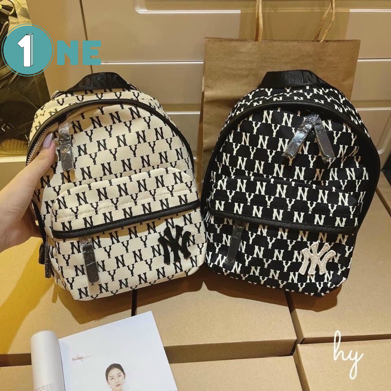 ( Chuẩn Hãng ) Balo Mini MLB NY Tiêu Chuẩn Hàn Quốc Cao Cấp Full Tag Mac