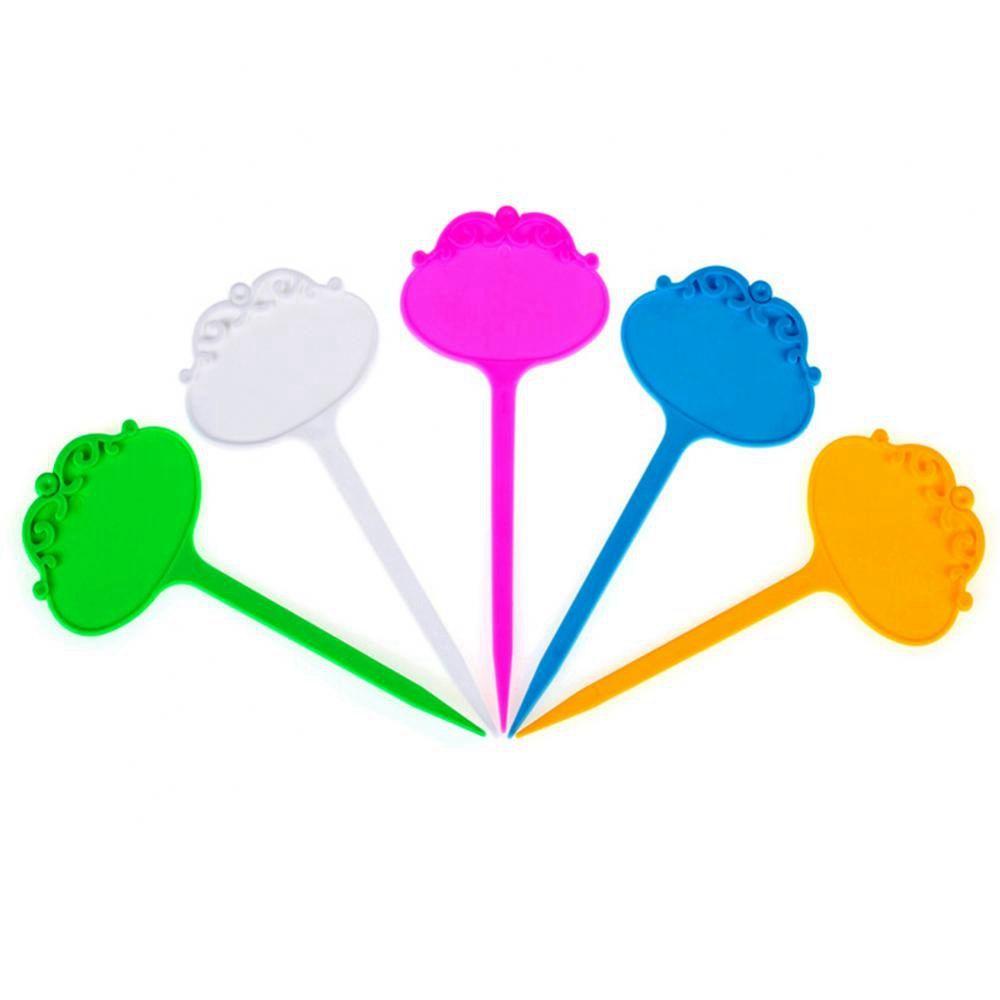 YIYU Set 20 Nhãn Đánh Dấu Cây Trồng Hình Bông Hoa