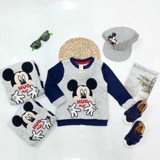 Áo nỉ bông mickey bé trai