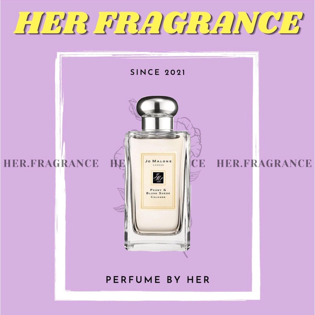 🐻 Nước hoa dùng thử Jo Malone Peony & Blush Suede Tester 5ml/10ml  - 𝐇𝐞𝐫 𝐅𝐫𝐚𝐠𝐫𝐚𝐧𝐜𝐞 -