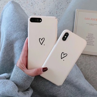 [ FREESHIP TỪ 50K TOÀN QUỐC ] Ốp lưng Iphone trơn trái tim cứng