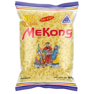 Nui ống ngắn vàng Mekong / nui cho em bé - Gói 200g