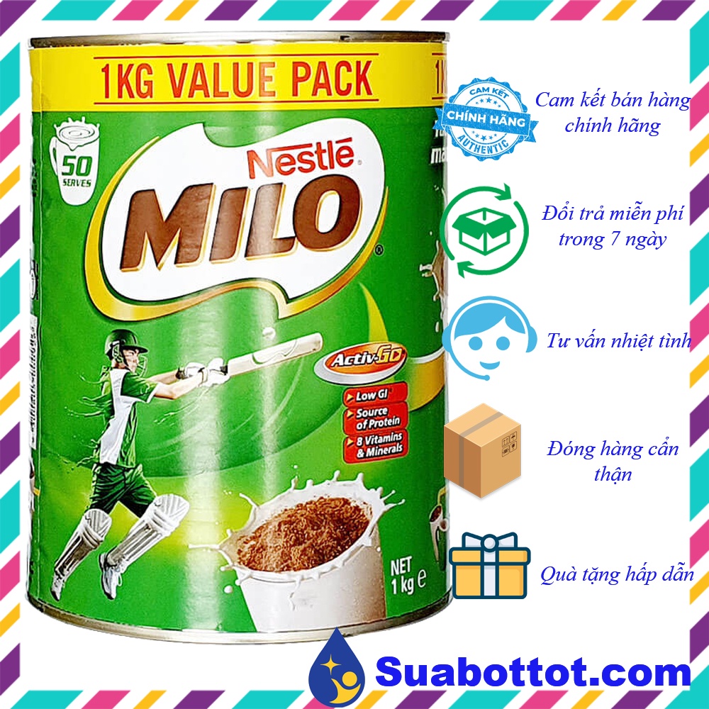 Sữa MILO ÚC 1Kg (Tem phụ tiếng việt)