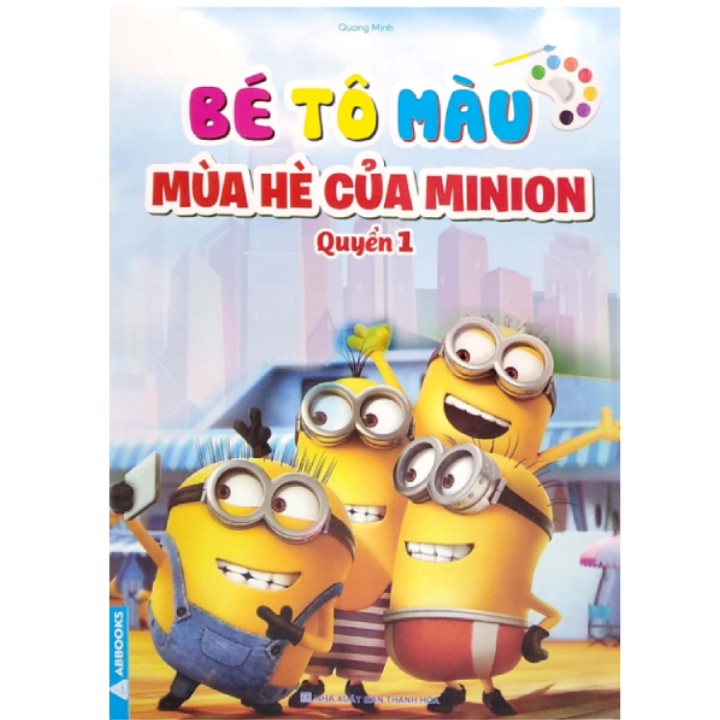 Sách - Combo Bé Tô Màu - Mùa Hè Của Minion (Bộ 4 Cuốn)