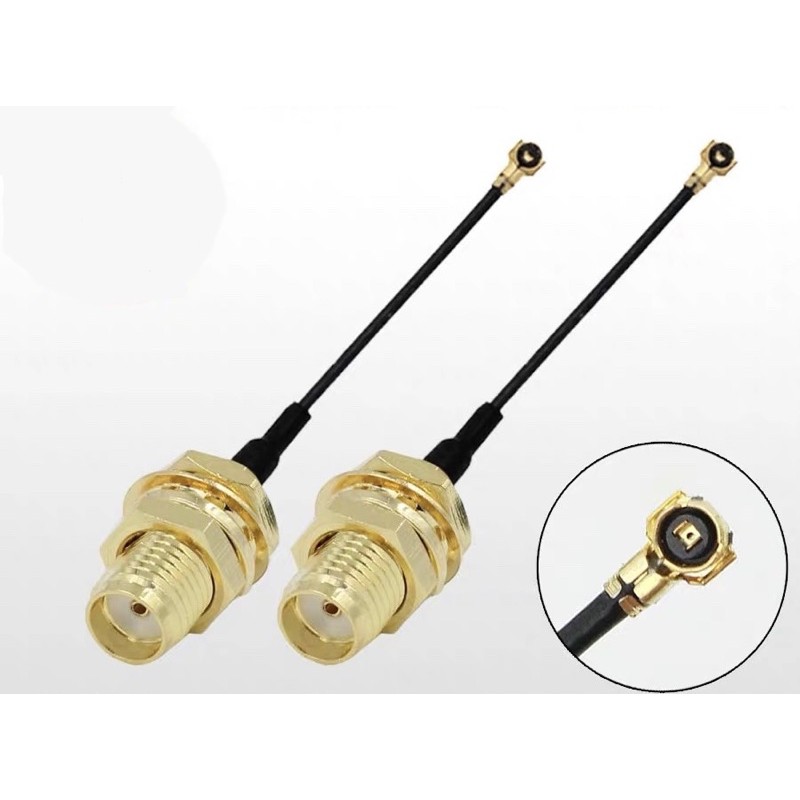 Combo Anten WIFI M2 NGFF Intel 9260 9560 AX200 BCM94360 kèm dây cáp SMA - Trọn bộ cho máy bàn | BigBuy360 - bigbuy360.vn