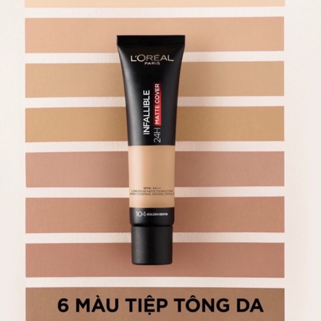 Kem Nền Lâu Trôi L’Oreal Paris Infallible 24H 30ml