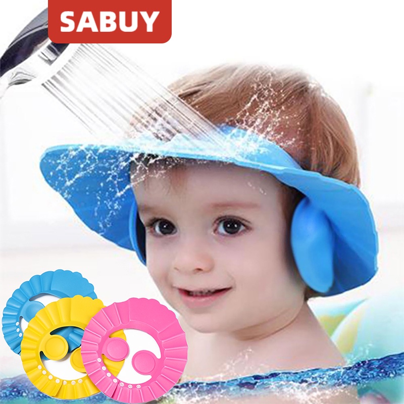 Mũ đội bằng EVA chống thấm nước khi tắm cho trẻ em