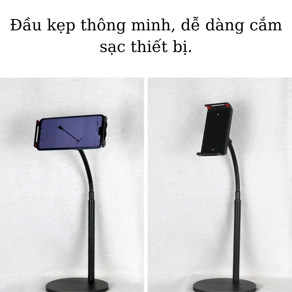 Giá Đỡ Điện Thoại Kẹp Điện Thoại Để Bàn, Giá Đỡ Điện Thoại Livestream, video, Tiktok
