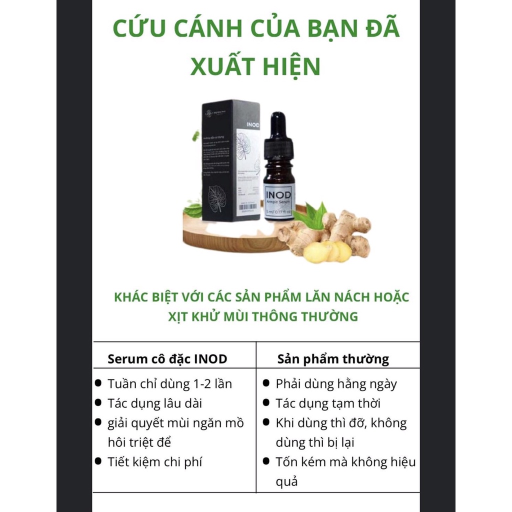 Serum Hôi Nách Inod Huyền Phi Khử Hôi Nách, Hôi Chân, Hết Thâm Sáng Da | BigBuy360 - bigbuy360.vn