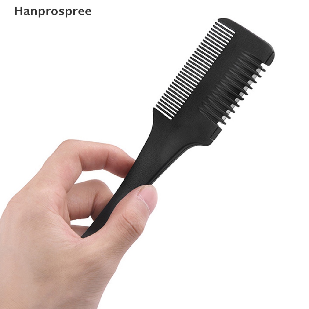 [Hàng mới về] Lược chải tóc tạo kiểu kèm lưỡi dao cạo tiện dụng