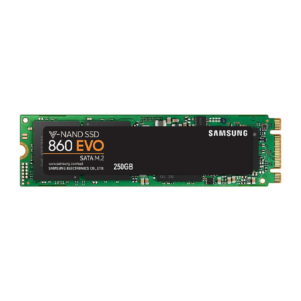 Ổ cứng SSD 250Gb Samsung 860 EVO MZ-N6E250BW (M2 2280 SATA 3) Hàng Chính Hãng