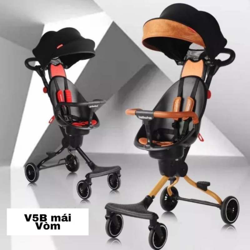 XE ĐẨY BABAOHAO V5B, V8 GẬP GỌN ĐI CHƠI CHO BÉ YÊU