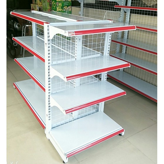 Đầu kệ siêu thị Cao 1500x Rộng 350X Dài 700,4 tầng