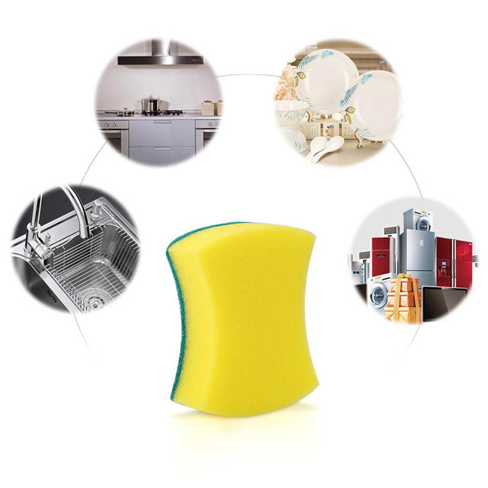 CONOPERY Set 5 hoặc 10 miếng bông nhám rửa chén tiện lợi