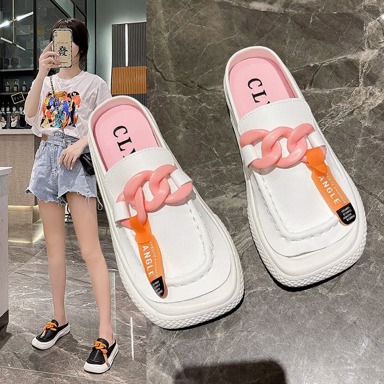 Giày Lười Mũi Vuông Đế Bằng Thời Trang Hàn Quốc Cho Nữ | BigBuy360 - bigbuy360.vn