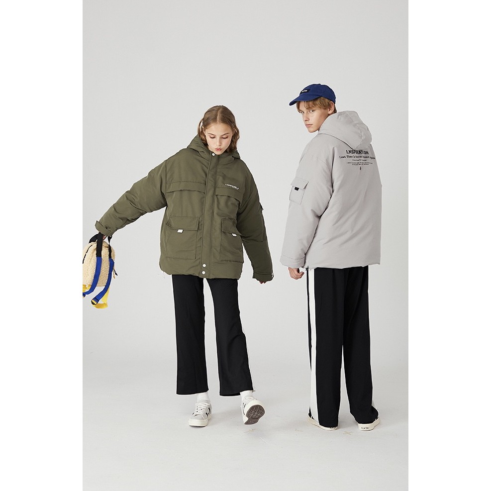 Áo phao đôi nam nữ siêu dày ấm đại hàn phong cách ulzzang Hàn Quốc H9777