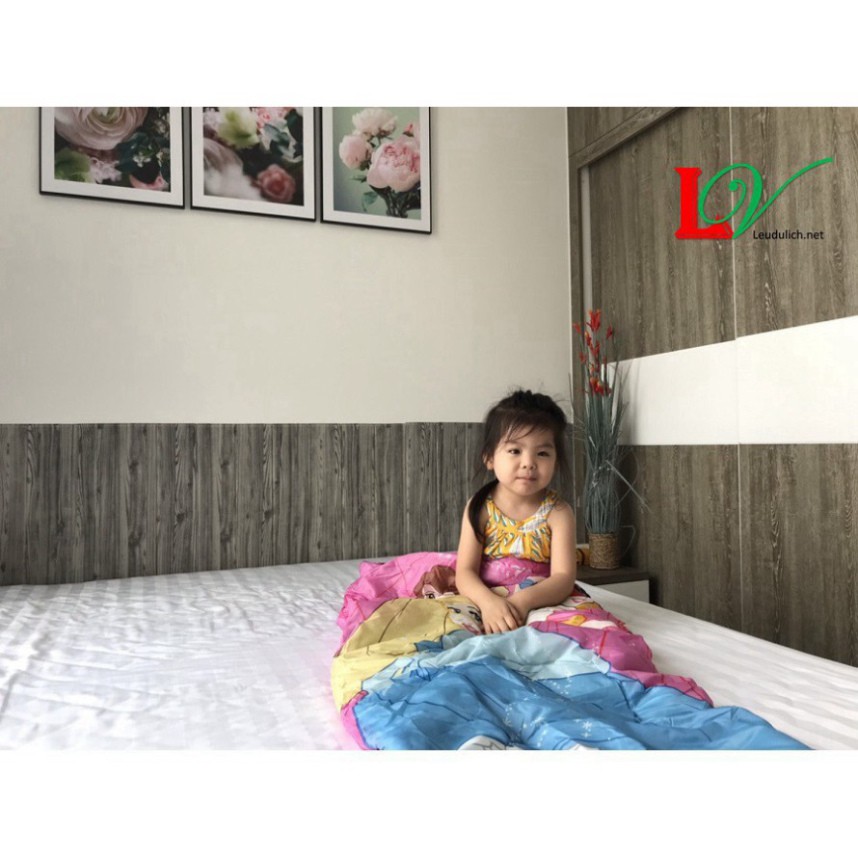 Túi ngủ công chúa cho bé 4-12 tuổi