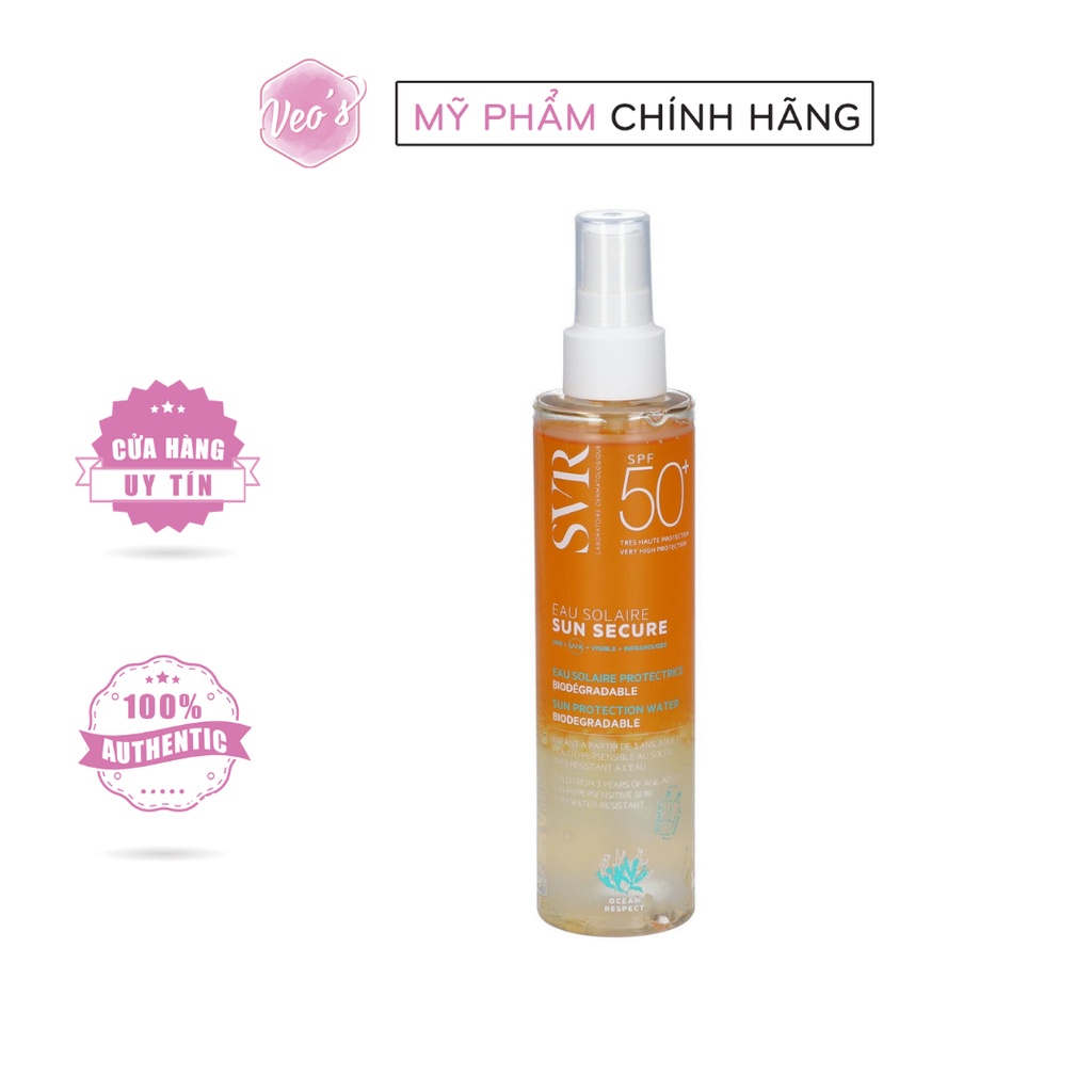 Xịt Chống Nắng SVR Eau Solaire Sun Secure LSF 50+ 200ml