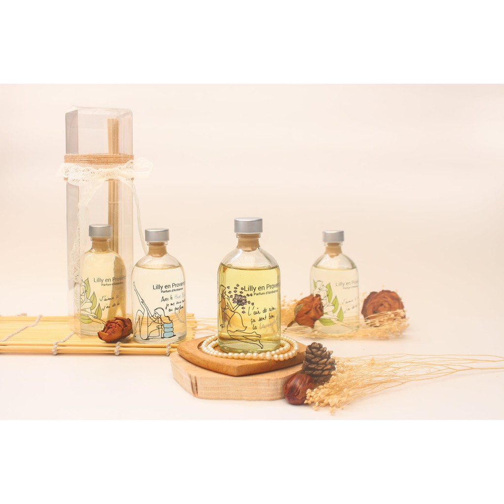 Laboratoires Cadentia Lilly en Provence Diffuser Lavender - Nước hoa tỏa hương phòng Lilly en Provence Huân y thảo