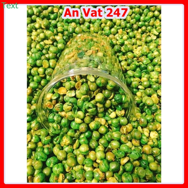 350 gam đậu hà lan tỏi ớt thơm ngon giòn rụm
