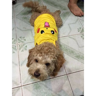 Áo Pikachu cho chó mèo siêu dễ thương