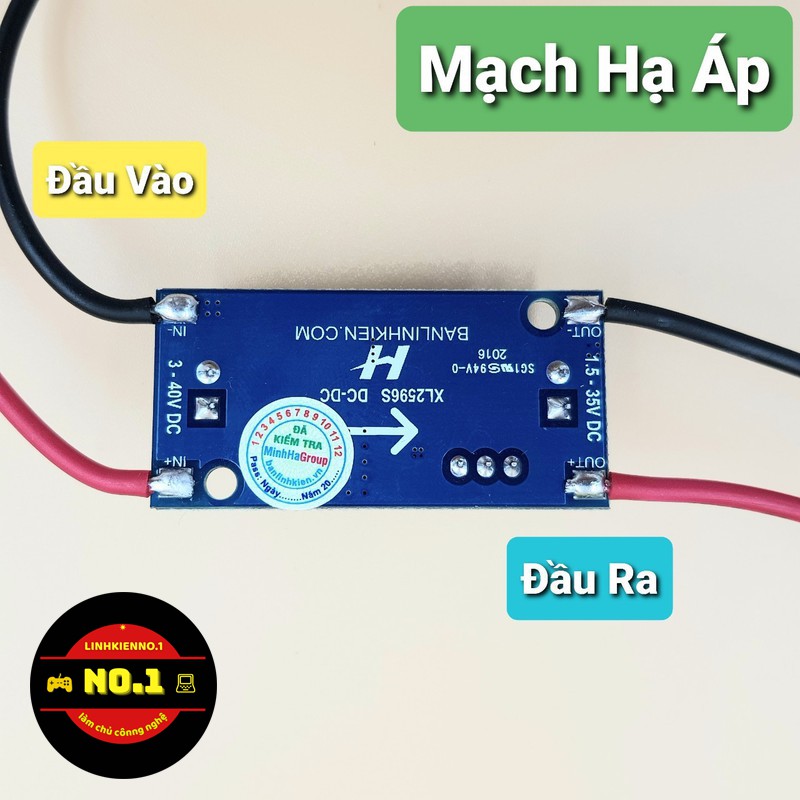 Mạch hạ áp 12v BUCK DC-DC XL2596S 3A (Đầu vào: 4.5 - 40V Đầu ra: 1.23 - 37V)