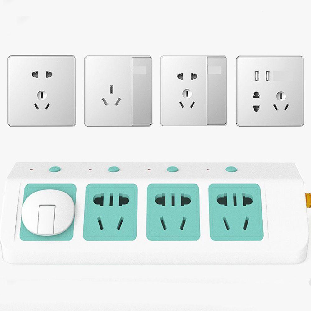 Ốp Bọc Ổ Cắm Điện 2/3 Lỗ An Toàn Chống Sốc Cho Bé