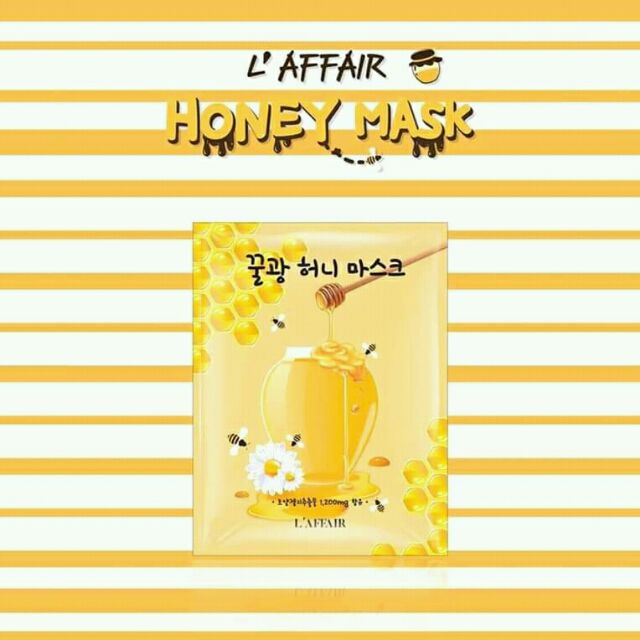 [Hàng chính hãng]1 Miếng mặt nạ L'affarir Rainbow Honey Mask Pack