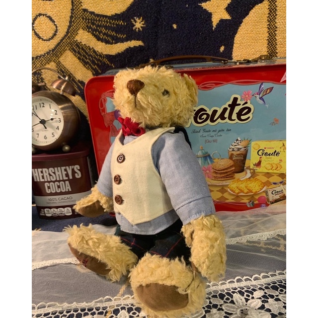 Gấu bông Regal shoes 2011 teddy bear by linda spiegel - thú nhồi bông đồ chơi dễ thương phong cách Âu Mỹ