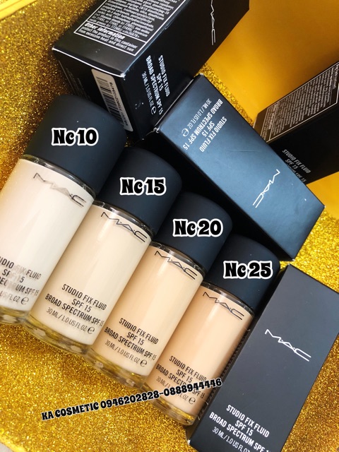 Kem nền MAC STUDIO FIX FLUID SPF 15 (Hàng xách tay chính hãng)