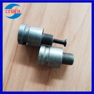 Đầu chuyển bulong 1/2 inch sang củ măng ranh, kẹp mũi khoan 2PC