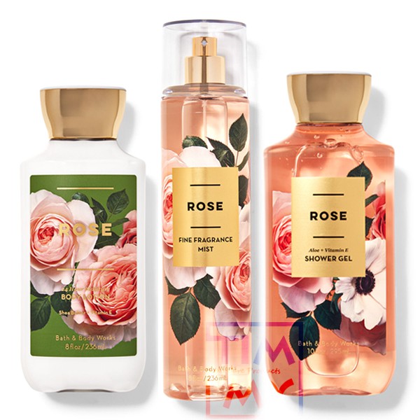 [Auth - BST Khoe Sắc] Sản Phẩm Tắm Dưỡng Xịt Thơm Toàn Thân Bath & Body Works Rose | Thế Giới Skin Care