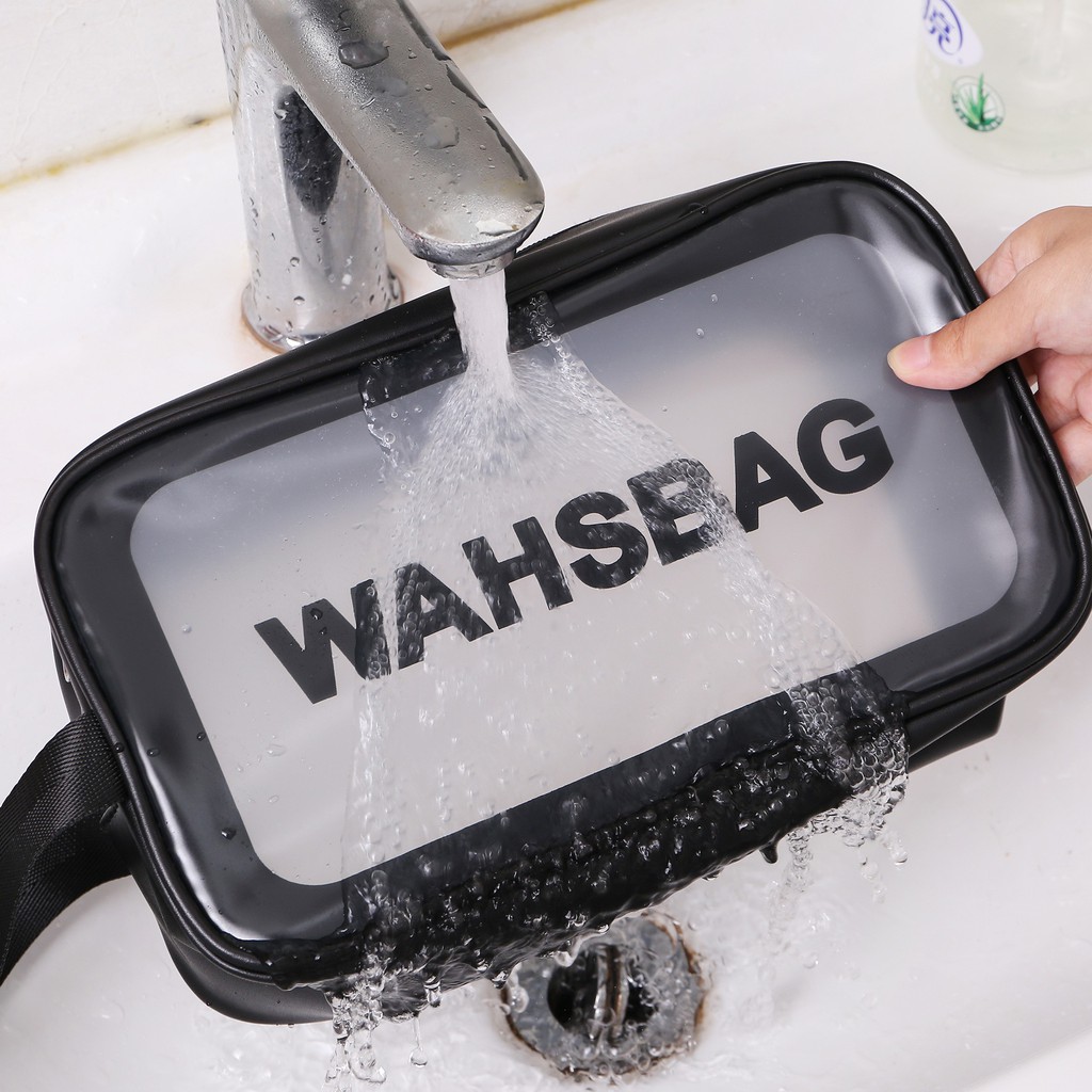 Túi Đựng Mỹ Phẩm Vật Dụng Du Lịch Washbag Chất Liệu PU TPU Chống Thấm 88249 SIÊU THỊ 24/7