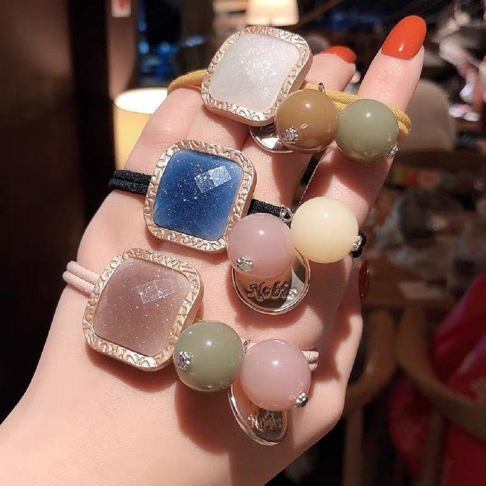 Dây Cột Tóc Đuôi Ngựa Lấp Lánh Dễ Thương Cho Nữ Giá Đỡ|Băng Đô Cài Tóc Xinh Xắn Cho Bé Gái