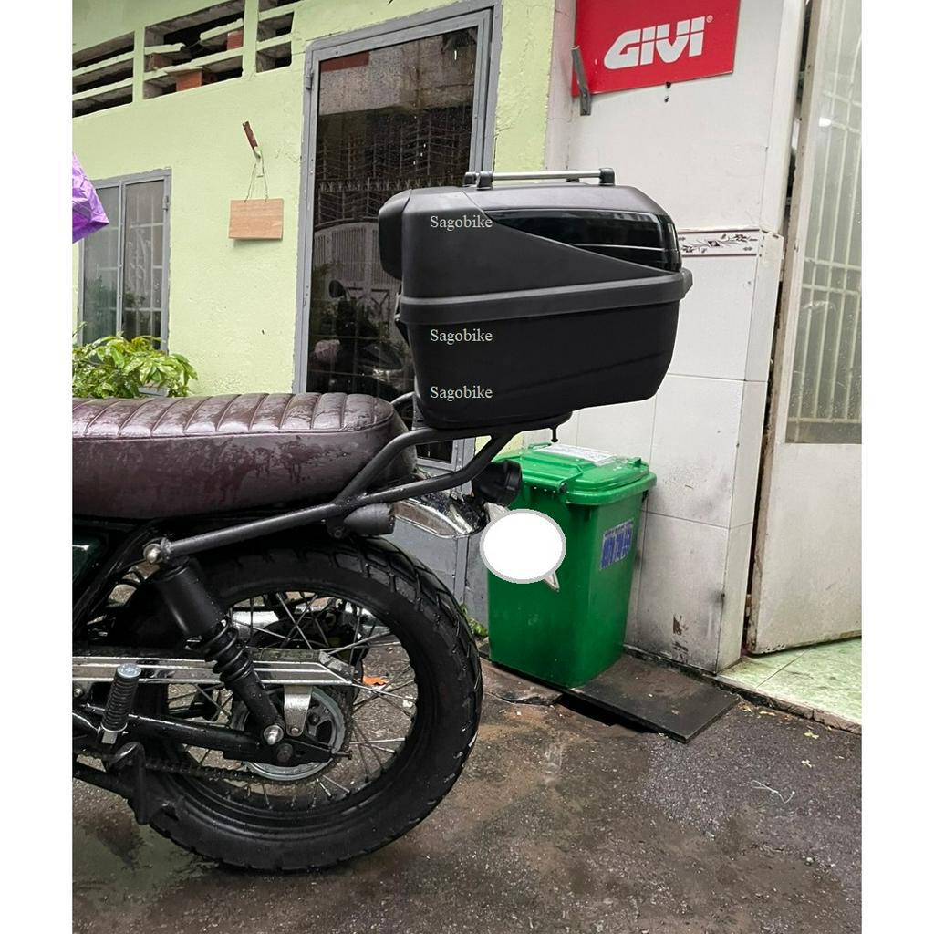 Thùng xe Brixton BX 150, thùng givi B32NB-ADV phiên bản thùng vuông 32 lit full phụ kiện kèm kit gắn