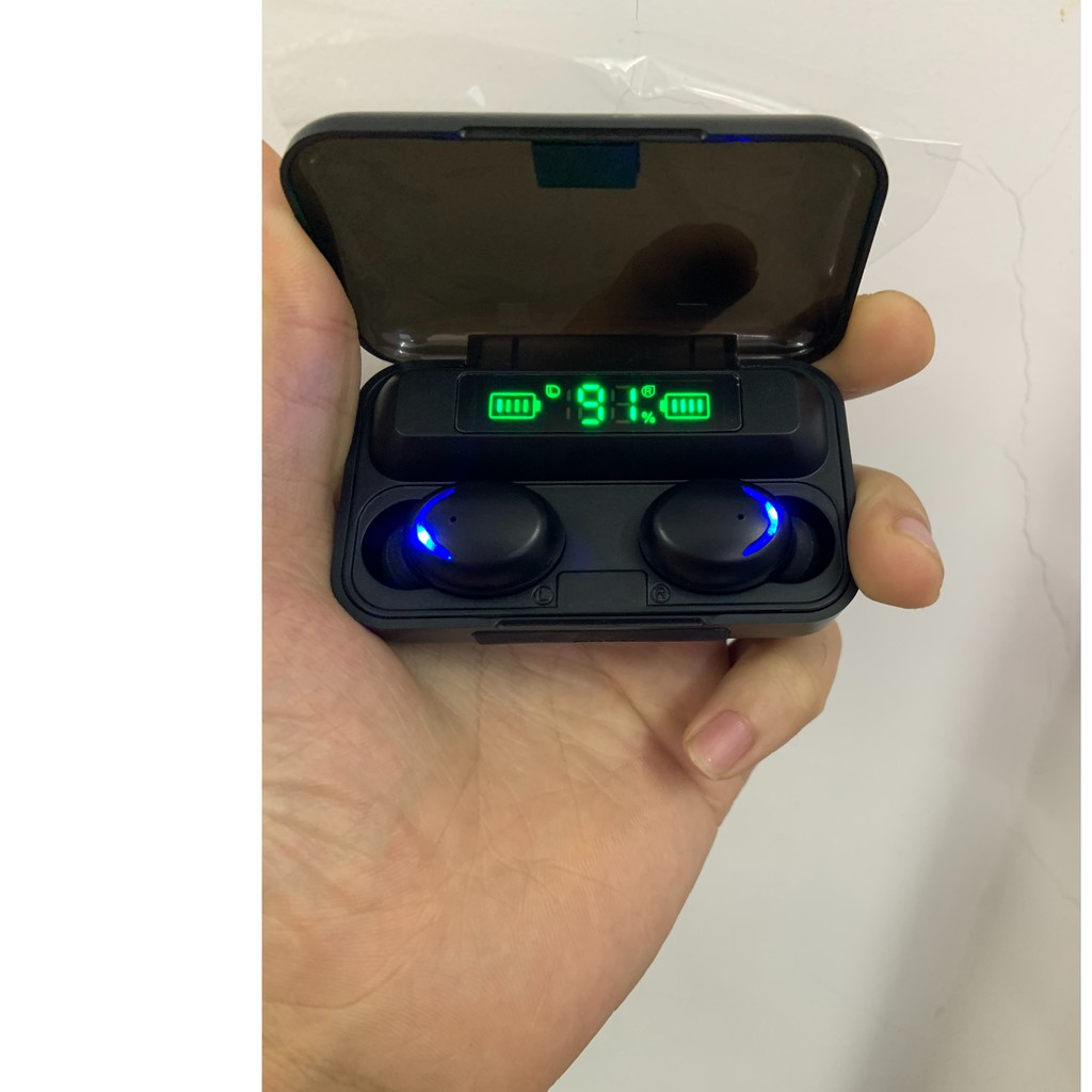 Tai Nghe Không Dây Bluetooth Amoi F9 Pro Bản Quốc Tế 2021 - Cảm Biến Vân Tay, Sạc Dự Phòng - Nghe Nhạc Liên Tục 5h