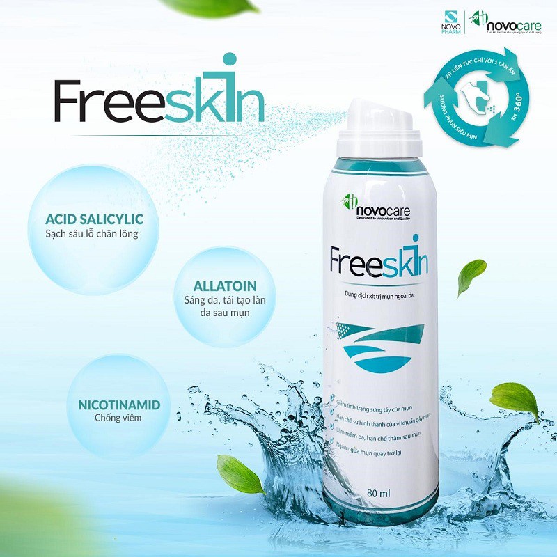 Dung Dịch Xịt Mụn Freeskin - 80ml