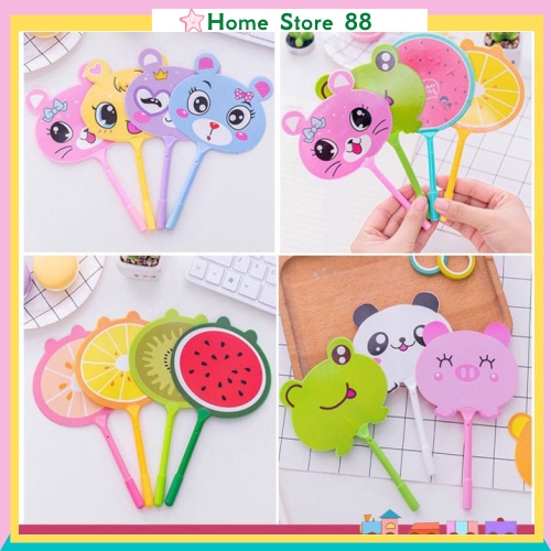 ❌GIÁ SỈ❌ Bút Bi Kèm Quạt Nhựa Cầm Tay Cute 88236 SHOP GIÁ RẺ VP88