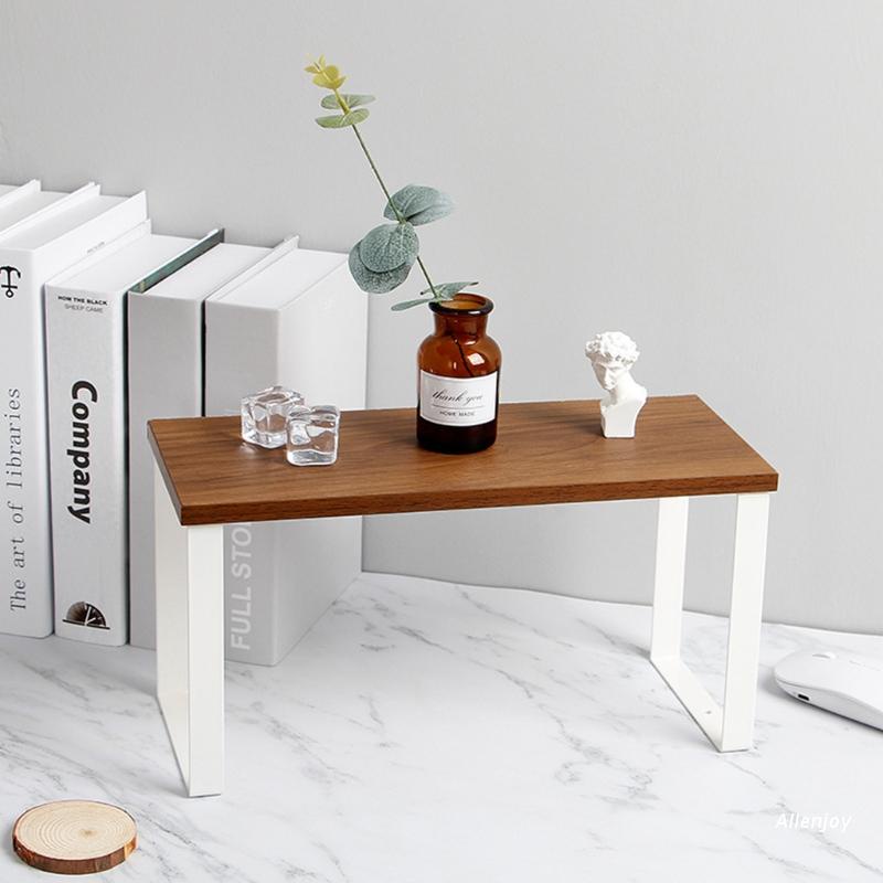 Kệ đựng đồ dùng bằng sắt + gỗ đa năng tiện dụng cho nhà tắm