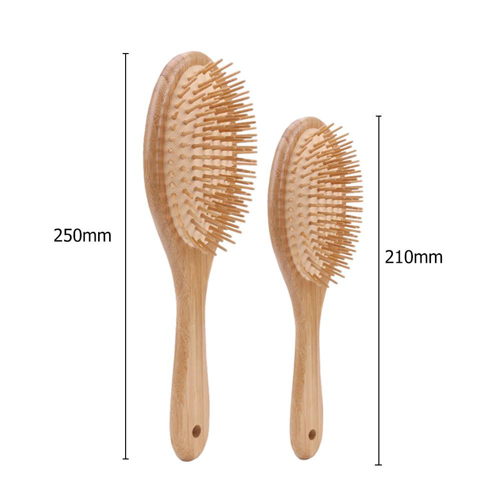 Women&#39;s Fashion Wooden Bamboo Anti-static Hair Vent Brushes Care Air Cushion Massage Comb