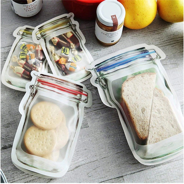 Set 50 Túi Zip Hình Lọ Nước Cao Cấp Dùng đựng bánh | Hàng loại 1