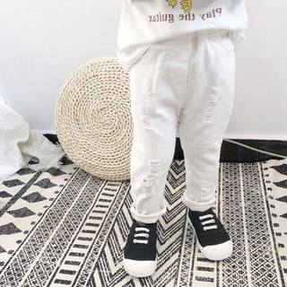 Quần kaki trắng cho bé trai