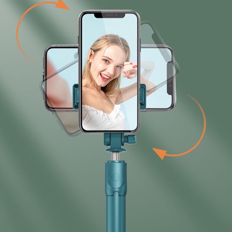 Gậy Chụp Ảnh Bluetooth R1 , Gậy Selfie, Gậy Tự Sướng Kèm Giá Đỡ 3 Chân