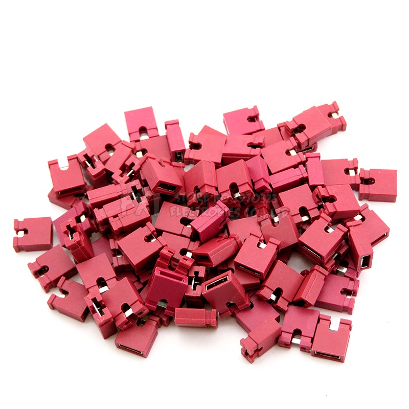 Bộ 100 Cái Chốt 2.4mm + Đầu Dây + Vỏ Bọc Màu Đen / Vàng / Xanh Lá / Đỏ / Xanh Dương Cho Arduino