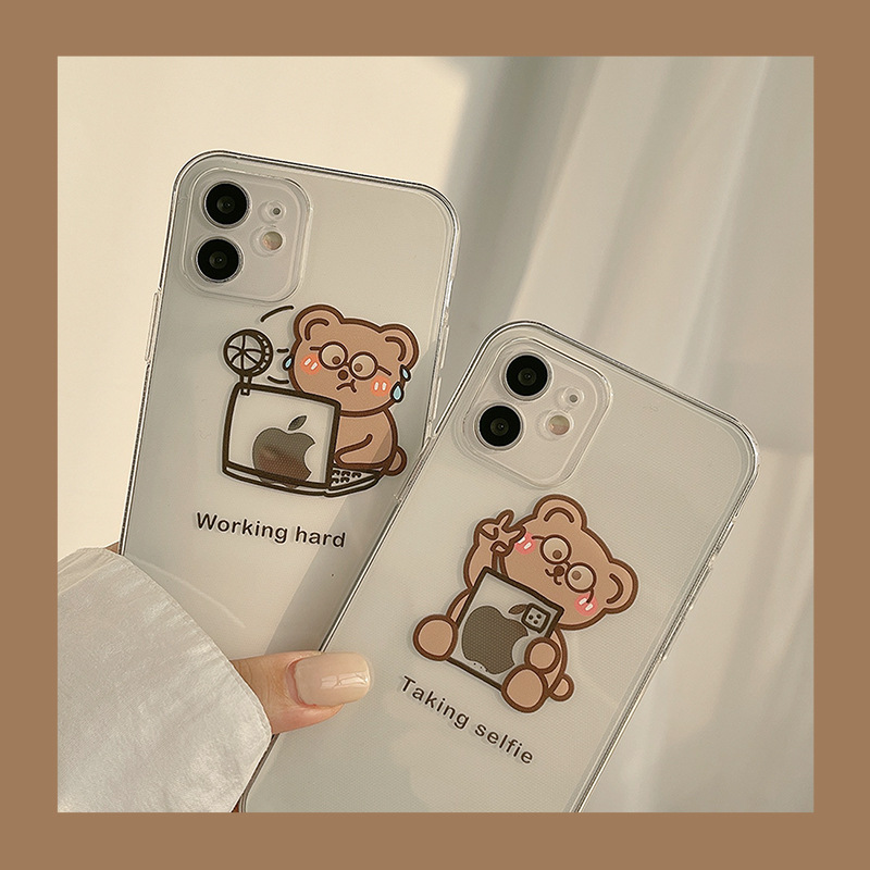Ốp Điện Thoại Mềm Trong Suốt Chống Sốc Cho Iphone 13 12 Mini 11 Pro Max X Xs Xr 8 7 Plus Se 2020