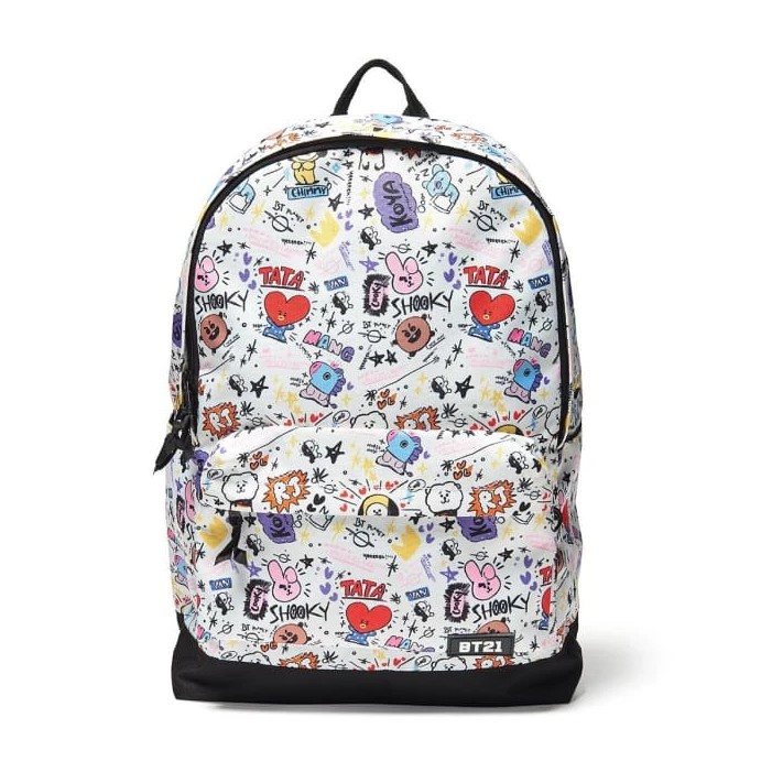 Ba lô BTS BT21 trắng