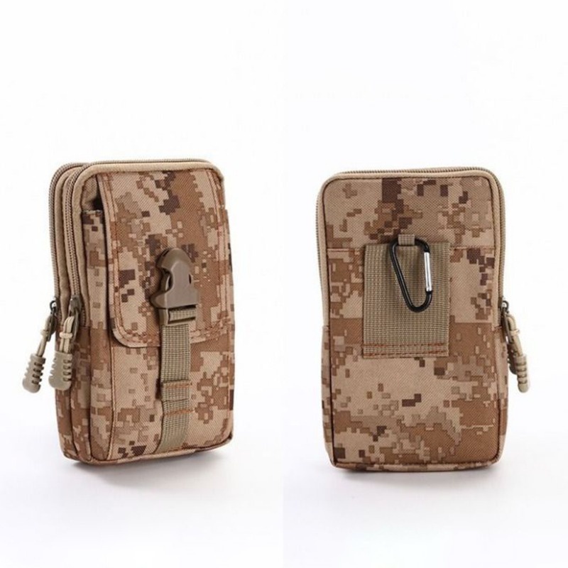 Túi Đeo Hông Đựng Điện Thoại Bằng Nylon Phong Cách Quân Đội